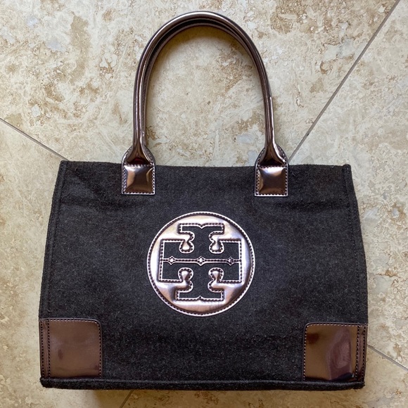 tory burch ella felt tote